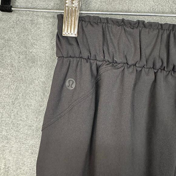 Lululemon Pants Womens 2 Black Stretch High Rise Jogger Pockets Stretch Active - Picture 4 of 12